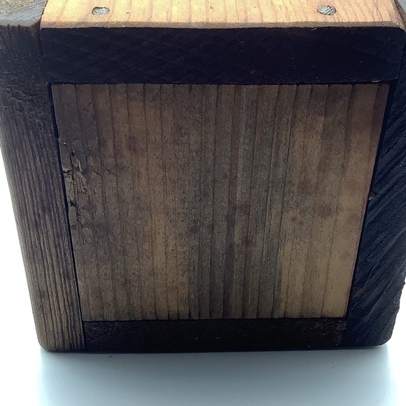 Vintage Wood Salt Box - Picture 11 of 12